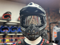 Шлем кроссовый HETOSHI OF836 EXOSS CROSS PRO MX289 цв.Черный Матовый р.L