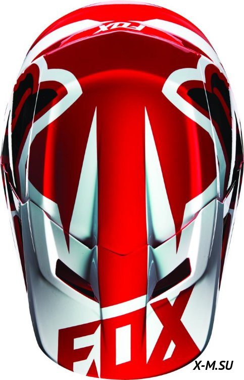 Козырек к шлему Fox V1 Race Helmet Visor Red Козырек к шлему Fox V1 Race Helmet Visor Red