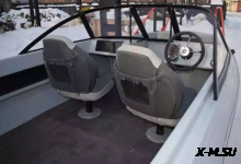 Алюминиевый катер WYATBOAT Неман-500 DC водомёт