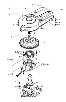Маховик 4-Х ТАКТНОГО ПЛМ MERCURY 115 Серийный номер от 1B227000 до 1B366822