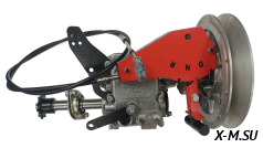 Реверс-Редуктор полный комплект(реверс,трос ревер., ручка) мотобуксировщик IKUDZO