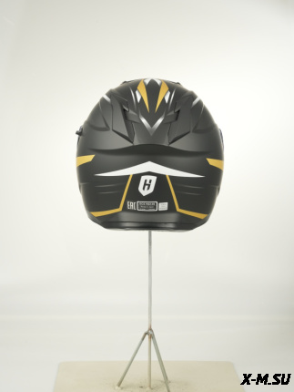 Шлем модуляр HETOSHI FF935 Shogun цв.Черно-бело-золотой  Матовый р.S